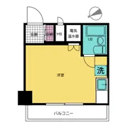 ＧＳハイム山下町 809号室の間取図