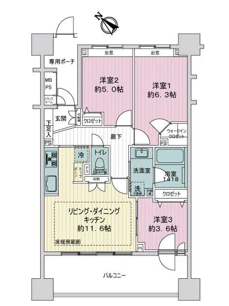 ライオンズマンション横濱元町キャナリシア 2階の物件画像1