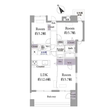 Livse Yokohama Yamashita Park 5F's Floor Plan